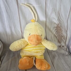 Baby Gund Duckens Yellow Duck Musical Plush 319756 Crib Toy 12 Inch 2011